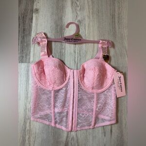 Juicy Couture Blush Lace Corset